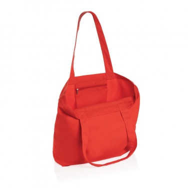 Logotrade corporate gift picture of: Impact Aware™ 240 gsm rcanvas shopper w/pocket