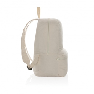 Logo trade corporate gifts image of: Impact Aware™ 285 gsm rcanvas backpack undyed