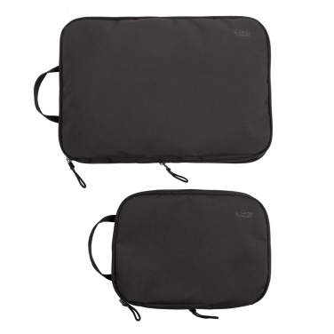 Logo trade promotional merchandise photo of: Swiss Peak Ridge AWARE™ RPET compression travel cubes 2pc
