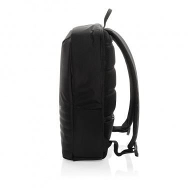 Logo trade corporate gift photo of: Swiss Peak AWARE™ RFID anti-theft 15.6'' laptop backpack