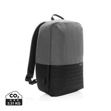 Logotrade promotional merchandise image of: Swiss Peak AWARE™ RFID anti-theft 15.6'' laptop backpack