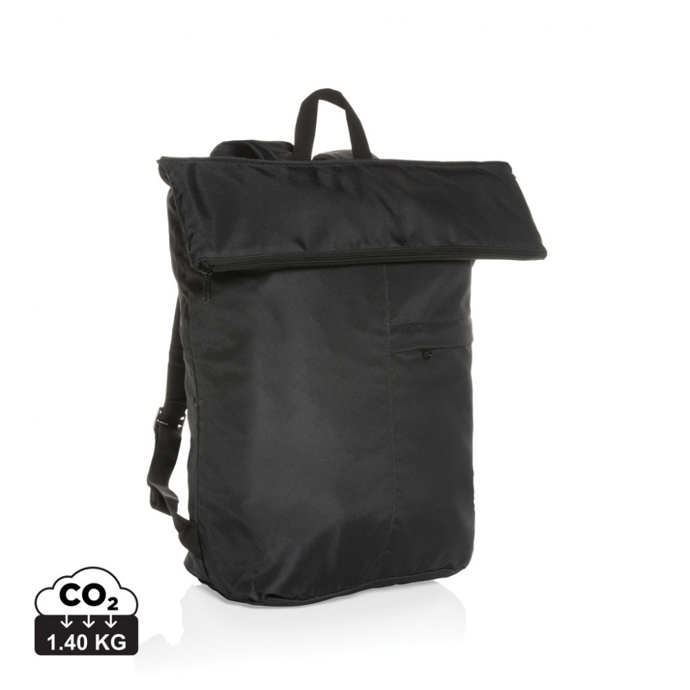 Logotrade promotional products photo of: Dillon AWARE™ RPET lightweight foldable backpack