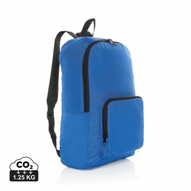 Logotrade promotional merchandise picture of: Dillon AWARE™ RPET foldable classic backpack