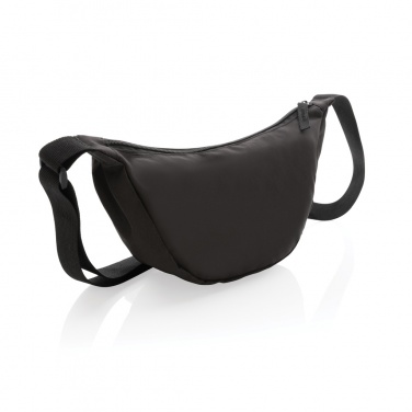 Logo trade promotional giveaways image of: Crescent AWARE™ RPET half moon sling bag