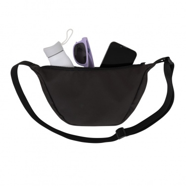 Logotrade corporate gifts photo of: Crescent AWARE™ RPET half moon sling bag