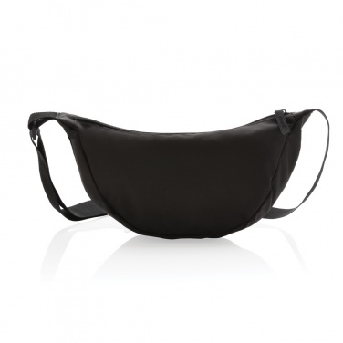 Logo trade promotional products image of: Crescent AWARE™ RPET half moon sling bag