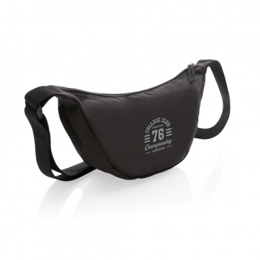 Logotrade business gifts photo of: Crescent AWARE™ RPET half moon sling bag