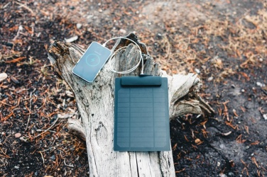 Logotrade promotional product picture of: Pedro AWARE™ RPET deluxe backpack with 5W solar panel