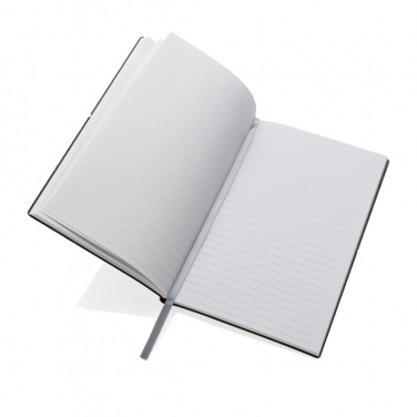 Logo trade business gift photo of: A5 recycled leather notebook