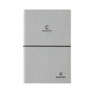 Logotrade promotional product picture of: A5 recycled leather notebook