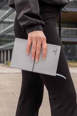Logo trade promotional gifts image of: A5 recycled leather notebook