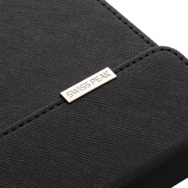 Logotrade corporate gift picture of: Swiss Peak deluxe A5 notebook and pen set