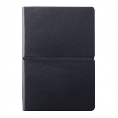 Logotrade promotional gift picture of: Deluxe softcover A5 notebook