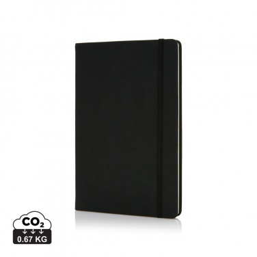 Logo trade promotional items image of: Deluxe hardcover PU A5 notebook