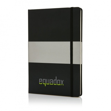 Logotrade promotional item image of: Deluxe hardcover A5 notebook