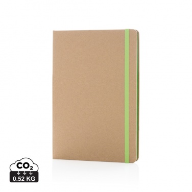Logo trade promotional merchandise image of: A5 kraft notebook