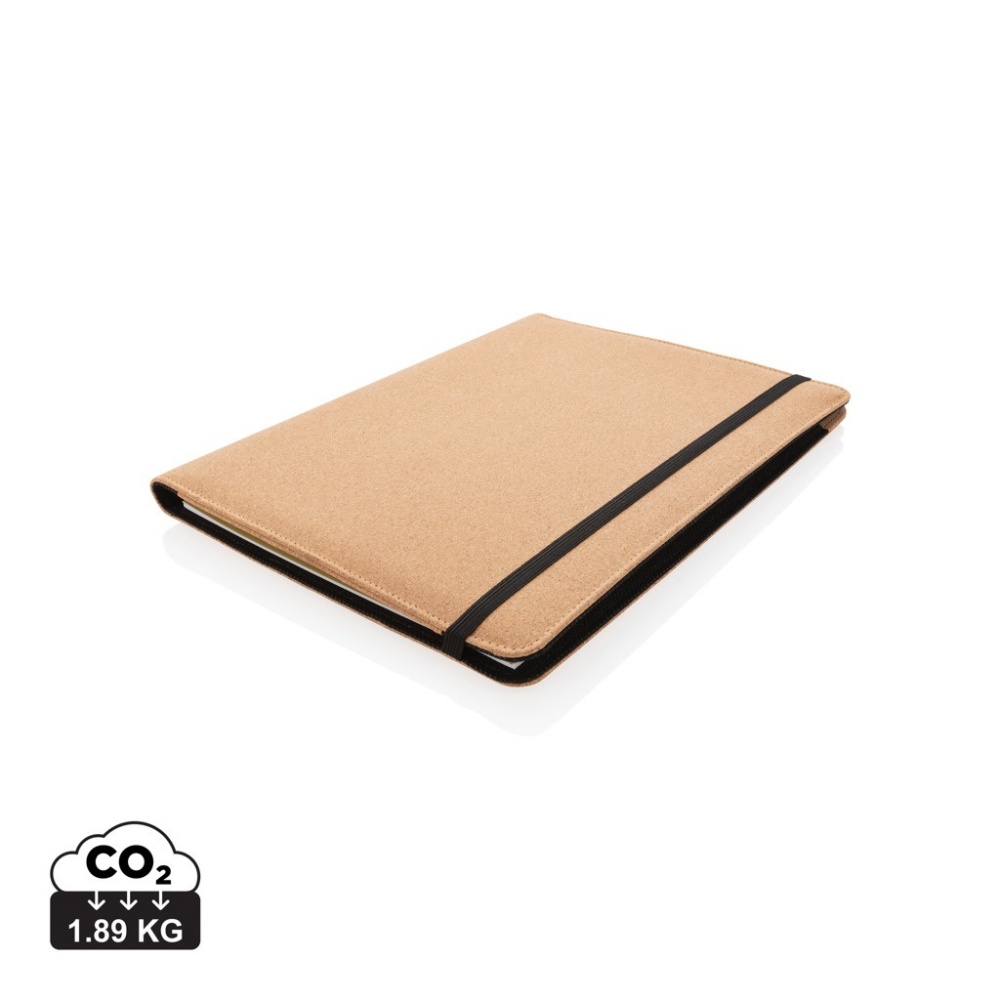 Logotrade promotional product image of: Deluxe cork portfolio A4 with pen