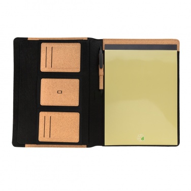 Logotrade corporate gifts photo of: Deluxe cork portfolio A4 with pen