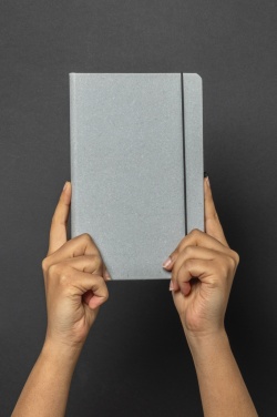 Logo trade promotional product photo of: Recycled leather hardcover notebook A5
