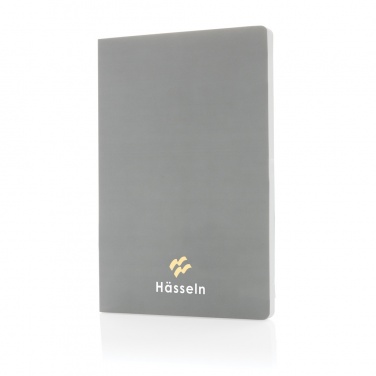Logo trade promotional products image of: Impact softcover stone paper notebook A5