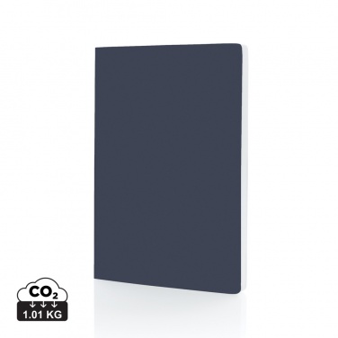 Logo trade promotional giveaways image of: Impact softcover stone paper notebook A5