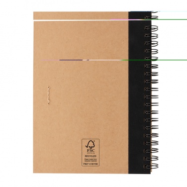 Logotrade promotional giveaways photo of: Kraft spiral notebook with pen