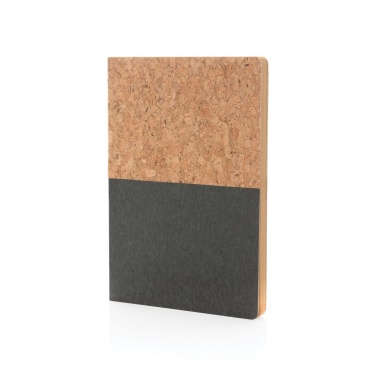 Logo trade promotional items picture of: A5 cork & kraft notebook