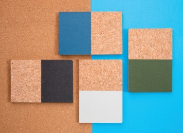 Logo trade promotional merchandise picture of: A5 cork & kraft notebook