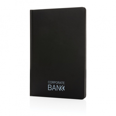 Logotrade promotional item picture of: A5 Impact stone paper hardcover notebook