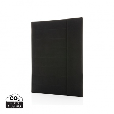 Logo trade promotional merchandise image of: Impact Aware™ A4 portfolio with magnetic closure