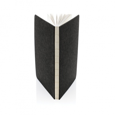 Logo trade promotional items picture of: Phrase GRS certified recycled felt A5 notebook