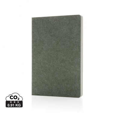 Logotrade promotional product picture of: Phrase GRS certified recycled felt A5 notebook