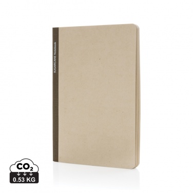 Logo trade promotional gifts picture of: Stylo Sugarcane paper A5 Notebook