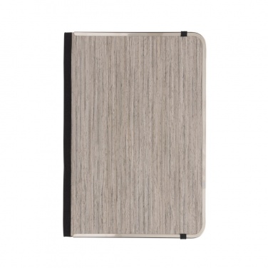 Logo trade promotional item photo of: Treeline A5 wooden cover deluxe notebook