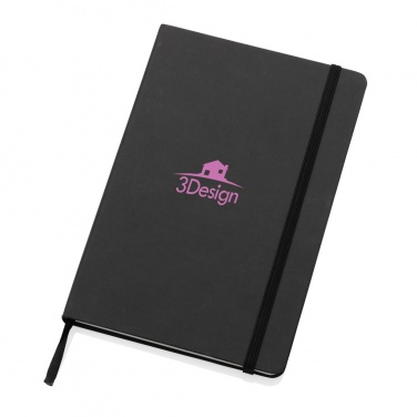 Logotrade promotional gift image of: Craftstone A5 recycled kraft and stonepaper notebook