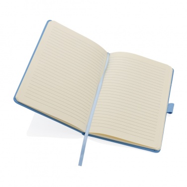 Logo trade promotional gift photo of: Sam A5 RCS certified bonded leather classic notebook