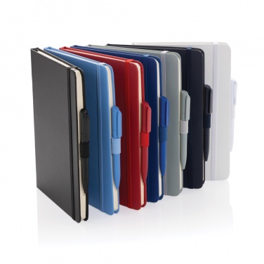 Logo trade promotional gift photo of: Sam A5 RCS certified bonded leather classic notebook