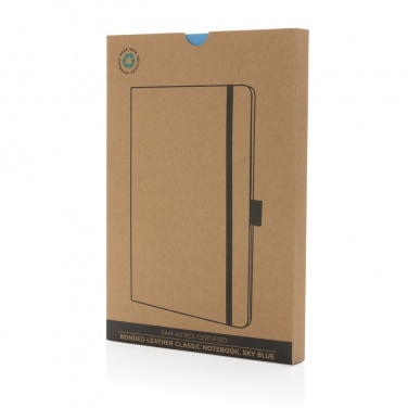 Logotrade promotional giveaways photo of: Sam A5 RCS certified bonded leather classic notebook