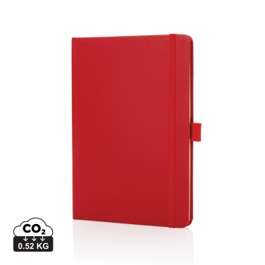 Logo trade promotional merchandise picture of: Sam A5 RCS certified bonded leather classic notebook