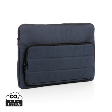Logo trade corporate gift photo of: Impact AWARE™ RPET 15.6" laptop sleeve