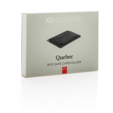 Logo trade promotional gifts image of: Quebec RFID safe cardholder