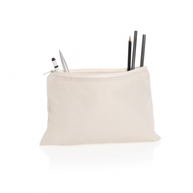 Logotrade business gift image of: Impact Aware™ 285 gsm rcanvas pencil case undyed