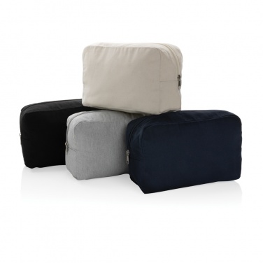 Logotrade corporate gift picture of: Impact Aware™ 285 gsm rcanvas toiletry bag undyed