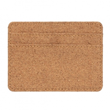 Logotrade promotional merchandise image of: Cork secure RFID slim wallet