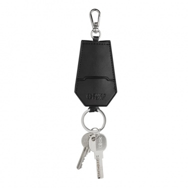 Logo trade advertising product photo of: SP Tula RCS certified recycled PU key holder and pen set