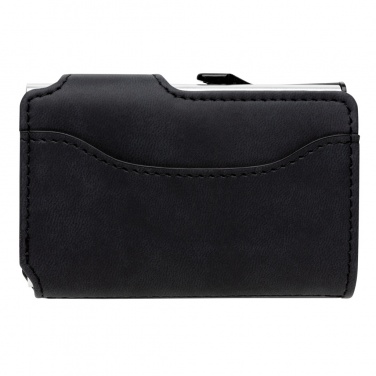 Logo trade advertising product photo of: Standard aluminium RFID cardholder with PU wallet