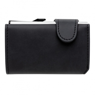 Logo trade advertising product photo of: Standard aluminium RFID cardholder with PU wallet