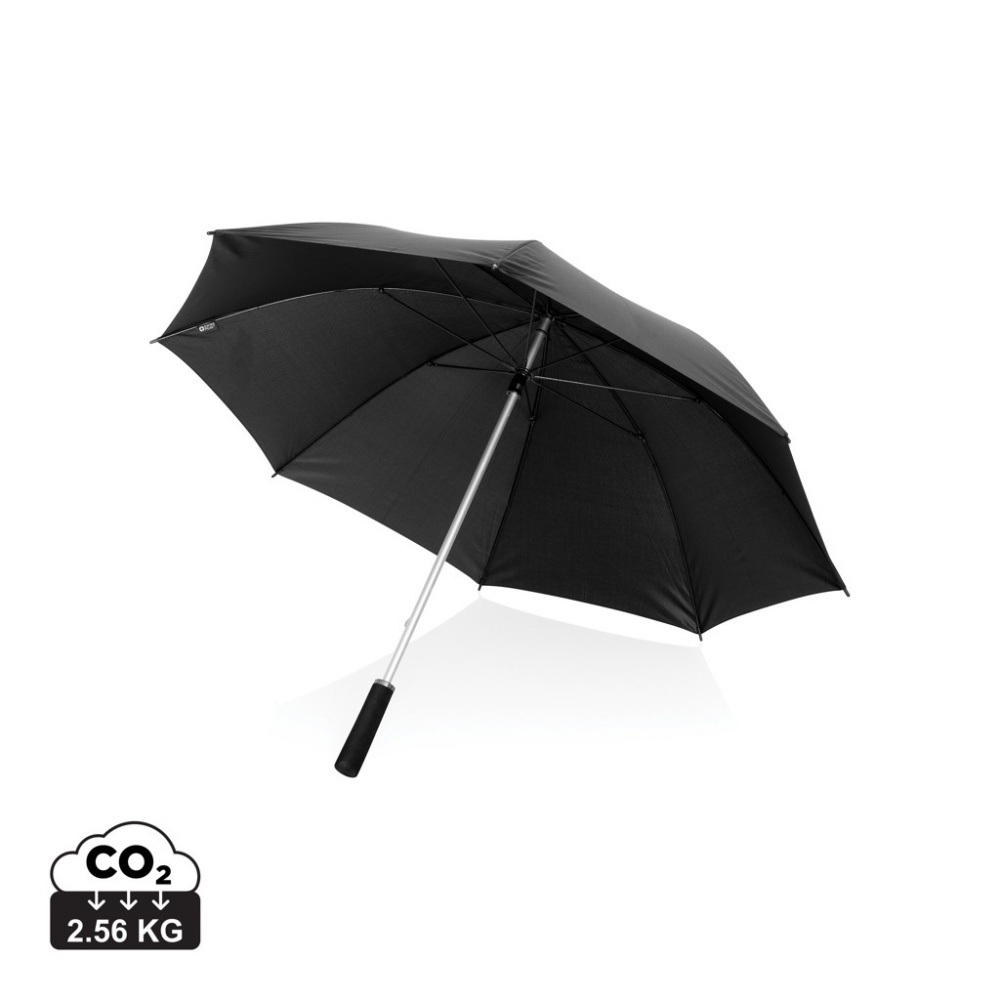 Logo trade promotional products image of: Swiss Peak Aware™ Ultra-light manual 25” Alu umbrella