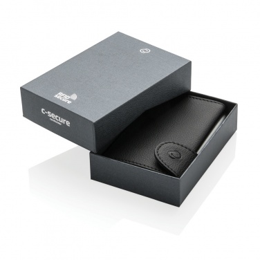 Logo trade promotional products image of: C-Secure RFID card holder & wallet