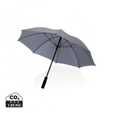 Logo trade business gifts image of: 23" Impact AWARE™ RPET 190T Storm proof umbrella